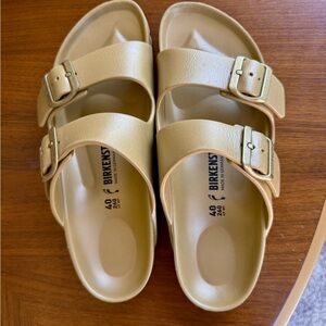 Birkenstock Arizona EVA Sandals - Gold